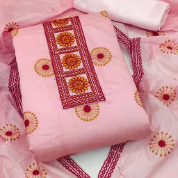 SHADOW & SAINING Embroidered Unstitched Dress Material-image-77