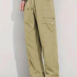 VOGAAN Men Relaxed Cargos Trousers-image-39