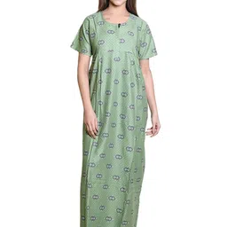 FIRST SLEEP Printed Maxi Nightdress-picture-30