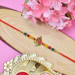 MEIRA JEWELLERY 3-Pcs Rakhi With Roli Chawal & Greeting Card-image-77
