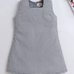 The Magic Wand Checked Fit & Flare Dress-image-33