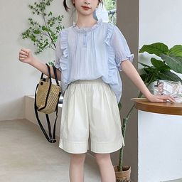 LULU & SKY Girls Top with Shorts-image-79