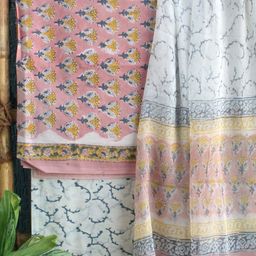 Weaves of Tradition Printed Pure Cotton Unstitched Dress Material-image-59
