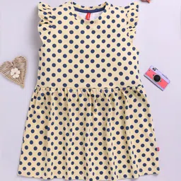 Here&Now X Game Begins Girls Polka Dot Print Fit & Flare Dress-picture-27