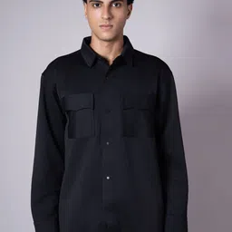 HOP HEAD Men Self Design Lightweight Tailored Jacket-4