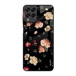 QRIOH Floral Printed Samsung Galaxy M53 5G Silicone Back Case Mobile Accessories-image-37