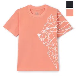FUNKRAFTS Boys Pack Of 3 Graphic Printed Round Neck Cotton T-shirts-63