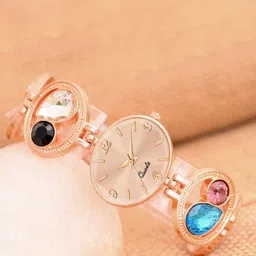 DOUBLERUN Women Dial & Bracelet Style Straps Analogue Multi Function Watch H05NAMT-33-image-22