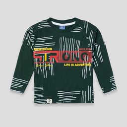 YK X JUST KiDDiNG Boys Floral Printed Applique T-shirt-image-53