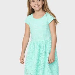THE CHILDREN'S PLACE Cut-Out Back Floral Lace Fit & Flare Dress-picture-43