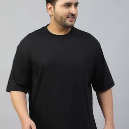 VEIRDO Men Drop-Shoulder Sleeves Pure Cotton T-shirt-image-26