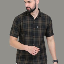 ALLWIN PAUL Men Classic Micro Checks Opaque Checked Casual Shirt-image-53