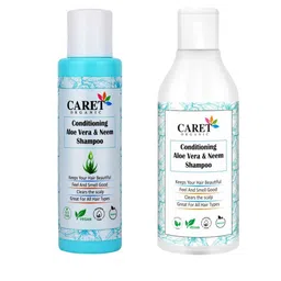 CARET ORGANIC Aloevera & Neem Shampoo For Dry & Shiny Hair-400ml-58