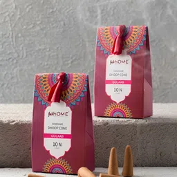 Fabindia Pink Gulab Wood Incense Cone-16