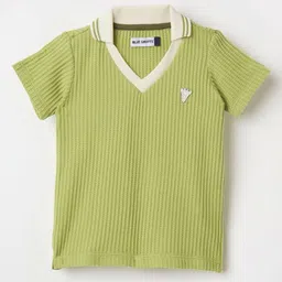 Blue Giraffe Boys V-Neck T-shirt-picture-29