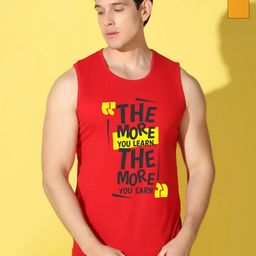 WOOSTRO Men Pack Of 2 Printed Raw Edge Slim Fit T-shirt-image-81