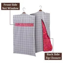 Kuber Industries Grey Set of 4 Regular Multi-Utility Organisers image 4