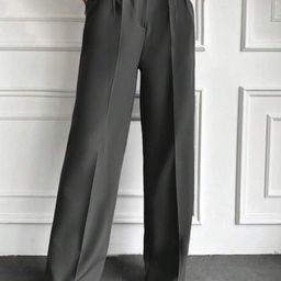 Next One Women Smart Loose Fit High-Rise Easy Wash Pleated Trousers-picture-16