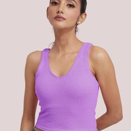 The Cloth Crow Cotton Tank Crop Top-image-56