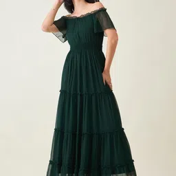 aayu Off-Shoulder Maxi Dress-image-18