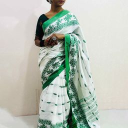 Shopeezy Tex Fab Ethnic Motifs Pure Cotton Banarasi Saree-image-23