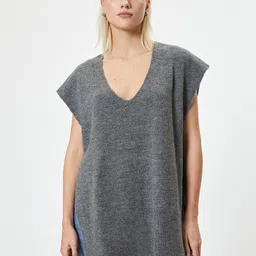 Koton V-Neck Sweater Vest-image-20