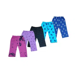 FRENCH KLEIDER Boys Pack Of 5 Printed Relaxed Fit Mid-Rise Track Pants-45