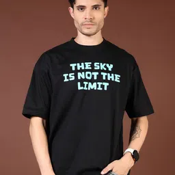 V-Mart Men Graphic Printed Round Neck Cotton Relaxed Fit T-shirt-image-70
