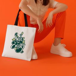 ARTBUG Printed Shopper Tote Bag-49