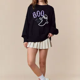 HERE&NOW Printed Knitted Pullover-picture-10