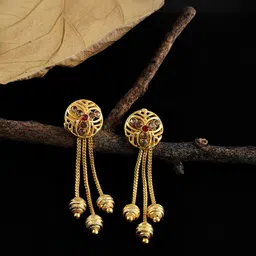 Missmister Gold-Plated Brass Earrings-image-97