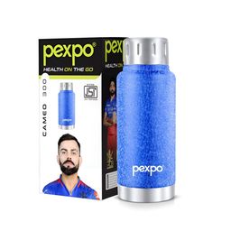 Pexpo Blue Single Stainless Steel Water Bottle-image-54
