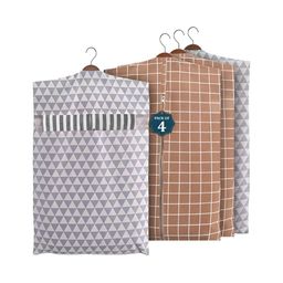 Aura Brown Set of 4 Regular Multi-Utility Organisers-48