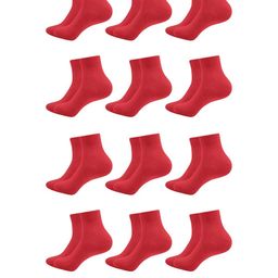 MUKHAKSH Red Cotton Socks-picture-8