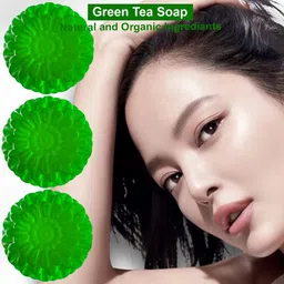 GROOVY Set Of 3 Green Tea Bathing Soap - 100 g Each-40