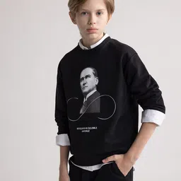 DeFacto Boys Printed Pullover-image-99