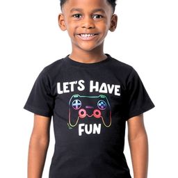 Nuego Boys Typography Printed Bio Finish T-shirt-30