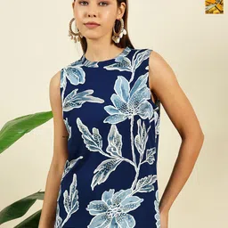 THE FAB FACTORY Women Pack of 2 Floral Printed Round Neck Top-picture-9