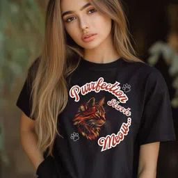 Storeily Women Graphic Printed Round Neck Cotton Oversized T-shirt-picture-16