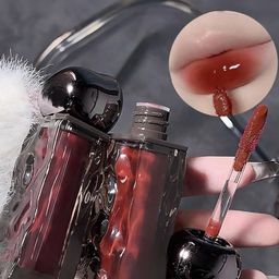 VBA Watery Mirror Lip Glaze Moisturizing Long Lasting Lipstick - 10 ml Mountain Peach-13