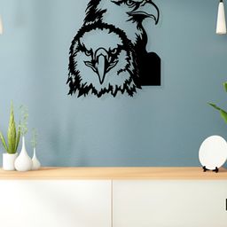 ARTROOMS Black Eagle Metal Wall Decor-picture-18