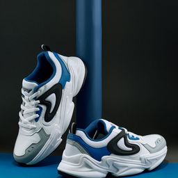 Campus Men Colourblocked PU Sneakers-image-6