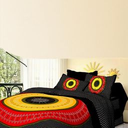 E Elma Unisex Black Bedsheets-image-15