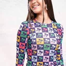 Tokyo Talkies Women Round Neck Printed Long Sleeves Top-picture-10
