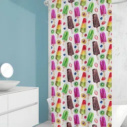 ArtzFolio Purple and Brown Conversational Printed Waterproof Shower Curtain-image-69
