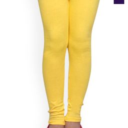 FRENCH KLEIDER Girls Pack Of 2 Mid-Rise Chudidar-Length Leggings-image-59