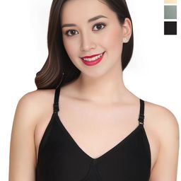 Liigne Pack Of 3 Non Padded Non-Wired Full Coverage Bra-picture-3