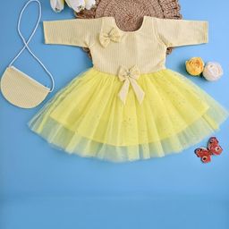 NFashion Girls Yellow Dresses-image-86