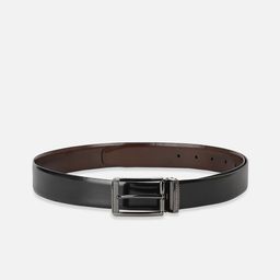 Peter England Men Tang Closure Textured Reversible Formal Belt-image-83