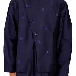 Kiddorama Boys Regular Mirror Work Kurta with Pyjamas image 2